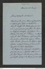 Nachlass Franz Steindachner, Brief von Gustav Schneider (senior) an Franz Steindachner (22.01.1877), Inv.Nr. 461.04, Seite 1